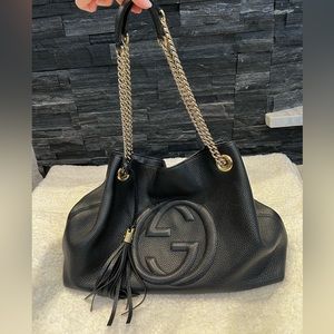 Slouchy Gucci Large Shoulder Bag